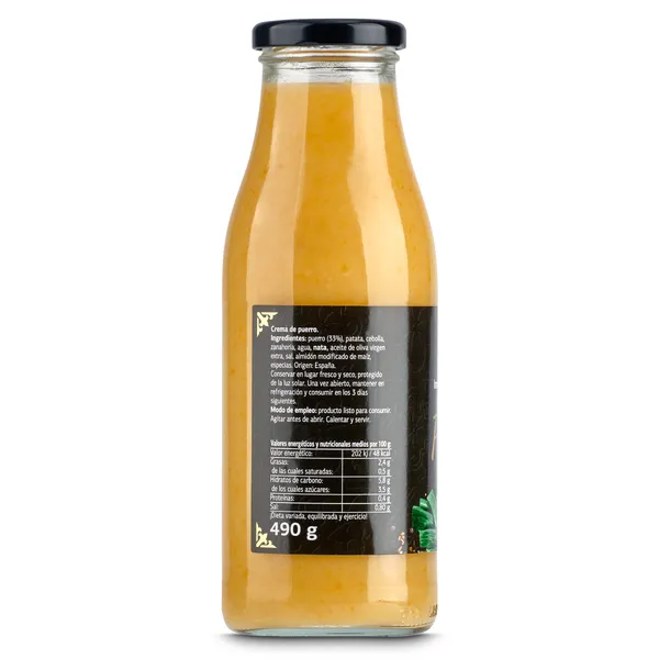 Crema de puerros Al Punto Dia frasco 500 ml 2