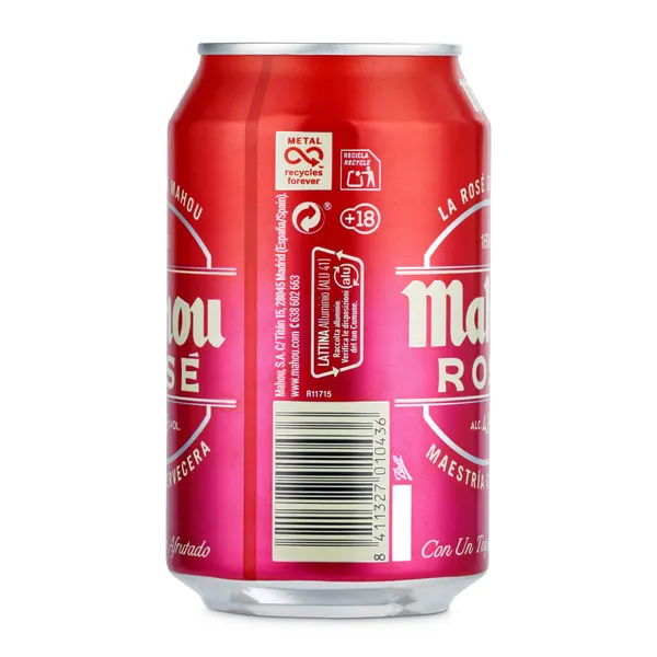 Cerveza rosé Mahou lata 33 cl 3