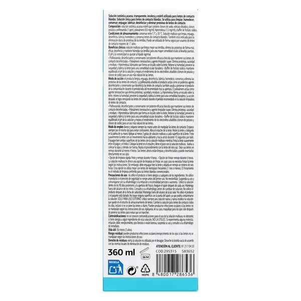 Solución para lentes de contacto Botikit de Dia caja 360 ml 3