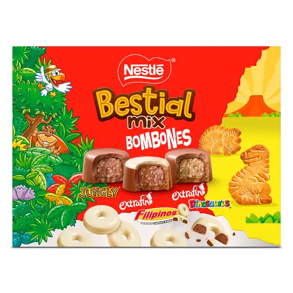 Bombones bestial mix Nestlé caja 187 g 2
