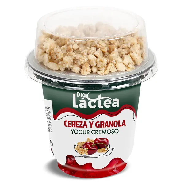 Yogur cremoso con cereza y granola Dia Láctea 230 g 3
