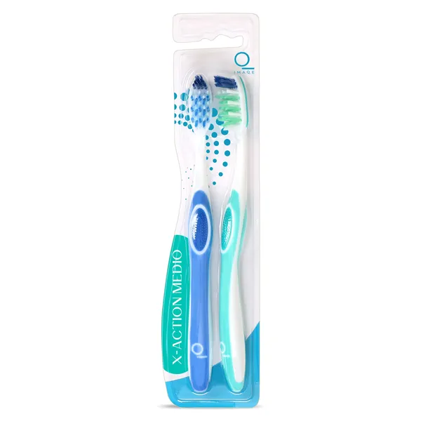 Cepillo de dientes x-action medio Imaqe de Dia blister 2 unidades