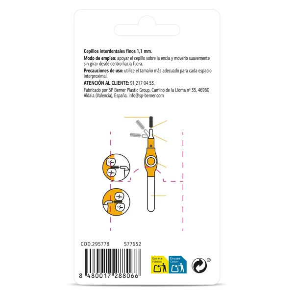 Cepillos interdentales finos Imaqe de Dia blister 6 unidades 2
