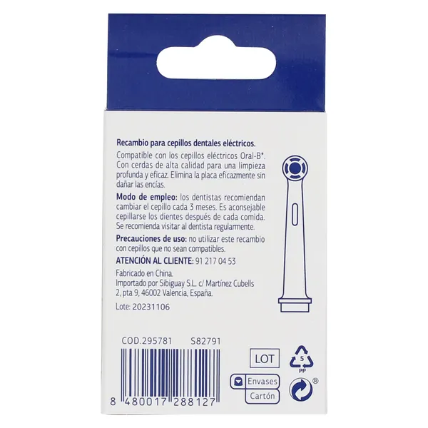 Recambios para cepillo de dientes eléctrico Imaqe de Dia blister 2 unidades 3