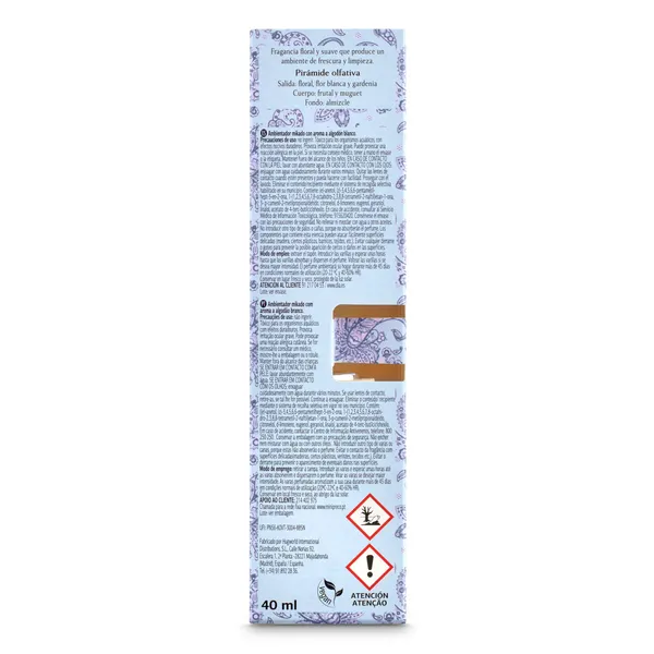 Ambientador mikado white cotton Dia Imaqe 40 ml 4