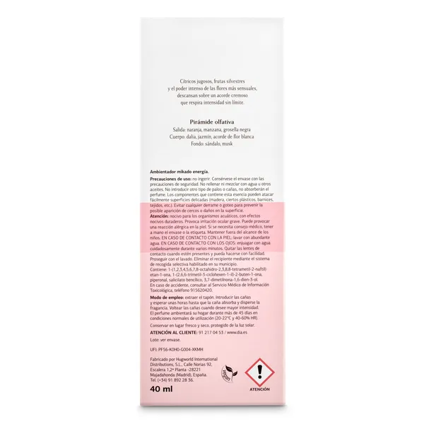 Ambientador mikado energy Dia Imaqe 40 ml 4