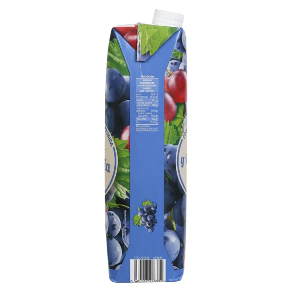Zumo de uva Merlot y uva roja Dia Saborfera 1 L 4