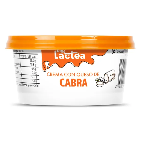 Crema de queso de cabra Dia Láctea 125 g 2