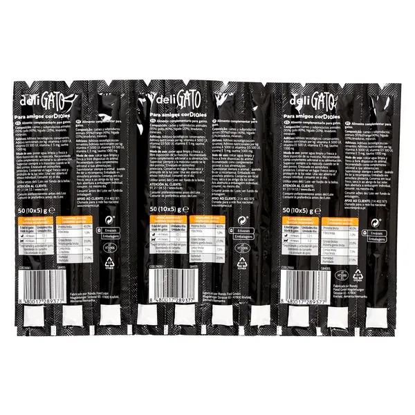 Snack para gatos sticks de pollo e hígado Dia Deligato 10 x 5 g 3