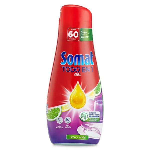 Gel para lavavajillas Somat 960 ml 2