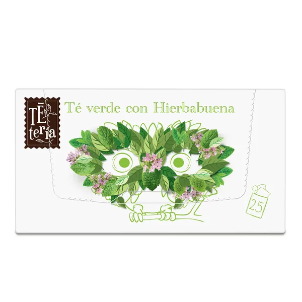 Té verde con hierbabuena  Tetería de Dia caja 25 unidades 2