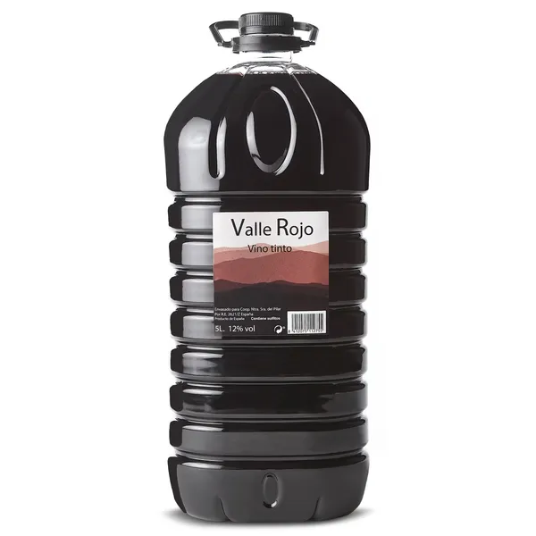 Vino tinto Valle Rojo 5 L 2