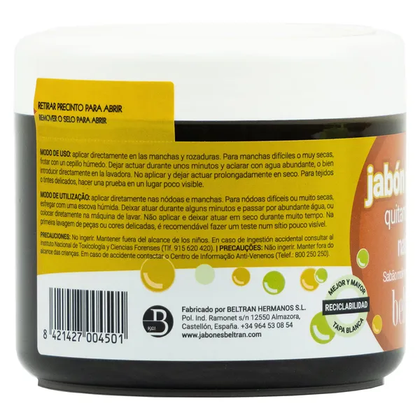 Jabón blando quitamanchas natural Beltrán 500 g 3