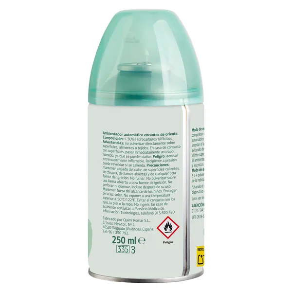 Ambientador automático encantos de oriente Super Paco de Dia spray 250 ml 2