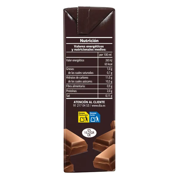Batido de chocolate Dia Láctea 6 x 200 ml 4