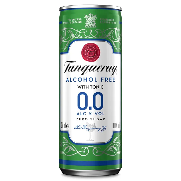 Gin & tonic 0,0 sin alcohol Tanqueray lata 275 ml
