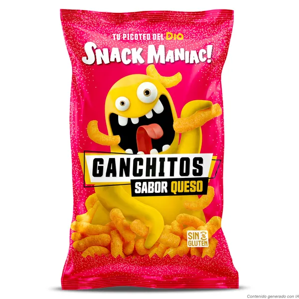 Ganchitos sabor queso Dia Snack Maniac 80 g 2