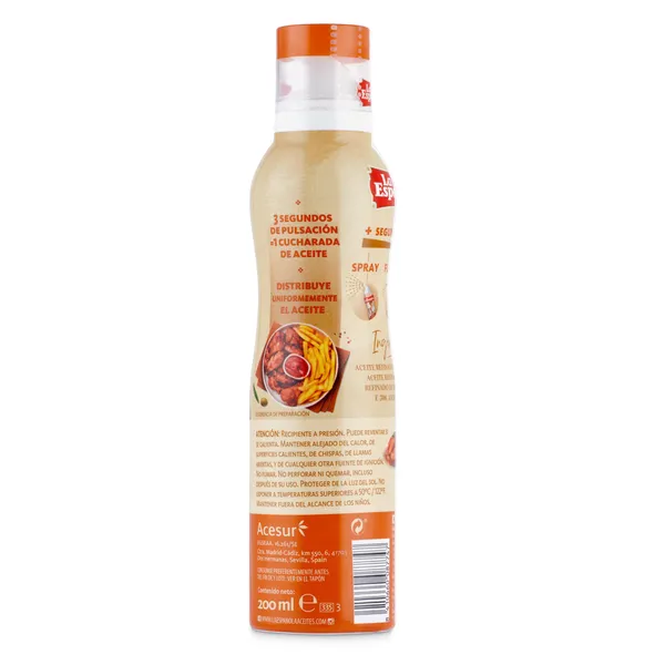 Aceite en spray para freidora de aire La española 200 ml 2