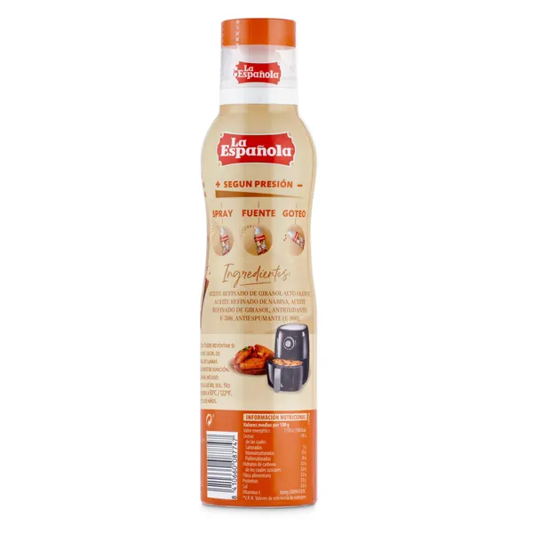 Aceite en spray para freidora de aire La española 200 ml 3