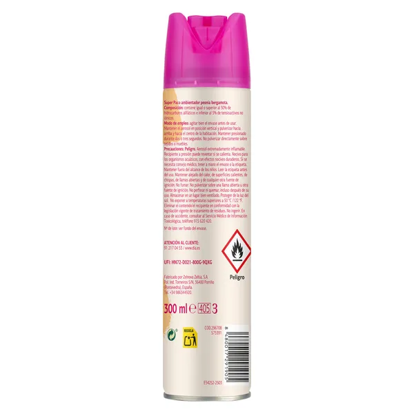 Ambientador peonía y bergamota Dia Super Paco 300 ml 3