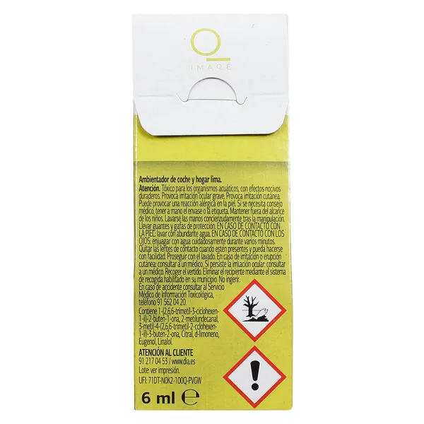 Ambientador para coche y hogar lima Dia Imaqe 6 ml 5