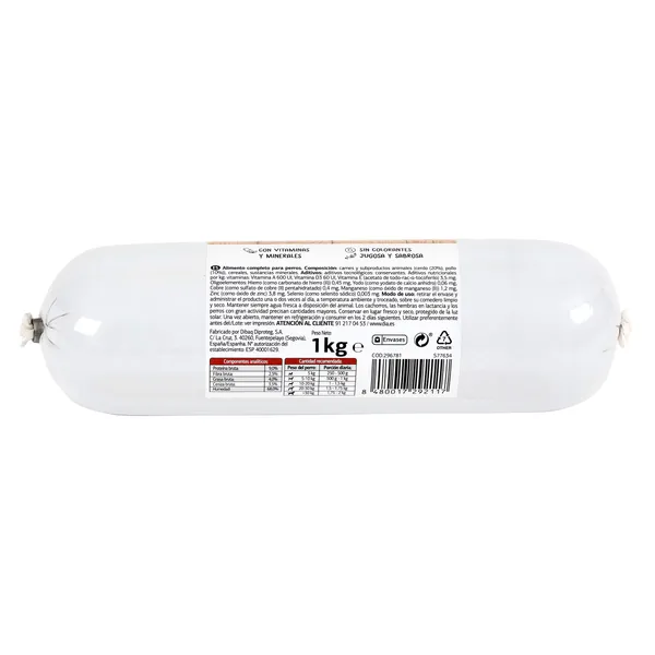 Salchicha para perros de carne Deliperro de Dia 1 Kg 4