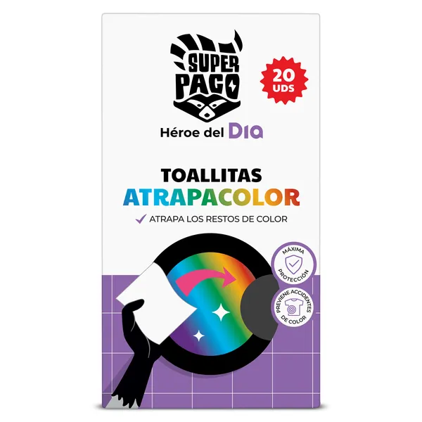Toallitas atrapacolor Dia Super Paco 20 unidades 2