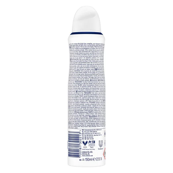 Desodorante original 0% Dove spray 150 ml 2