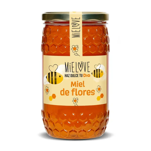 Miel de flores Mielove de Dia frasco 1 Kg 2