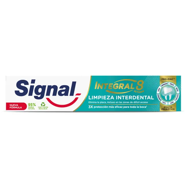 Pasta de dientes integral 8 interdental Signal tubo 75 ml 2