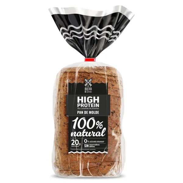 Pan de molde alto en proteínas El Molino de Dia 400 g 2
