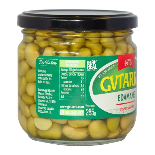 Edamame Gvtarra frasco 185 g 2