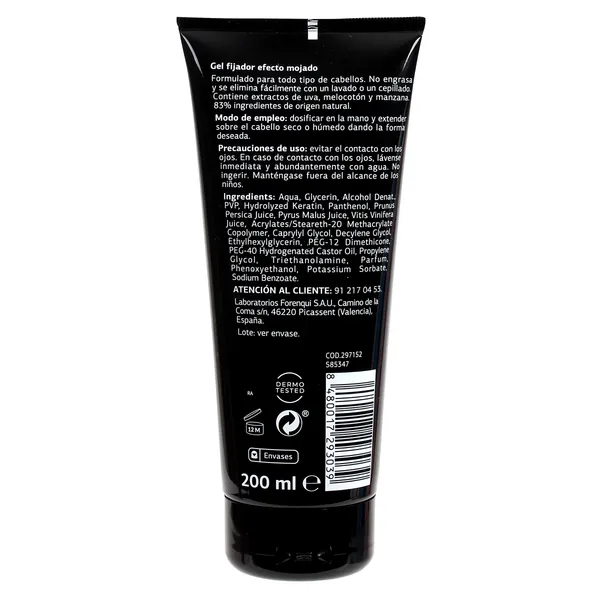 Gomina efecto mojado Imaqe de Dia tubo 200 ml 2