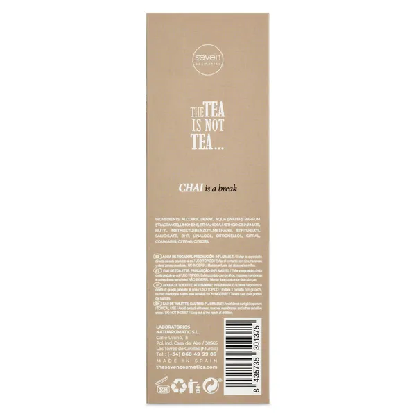 Colonia chai is a brake The Seven Cosmetics frasco 100 ml 3