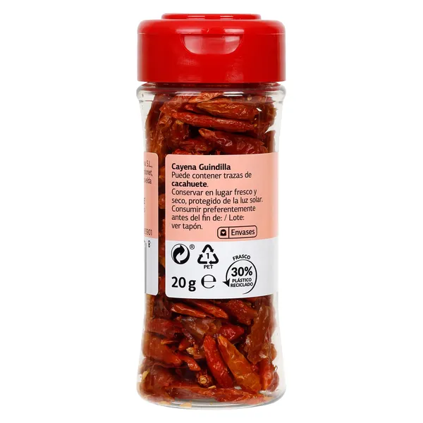 Cayena entera Vegecampo de Dia frasco 20 g 2