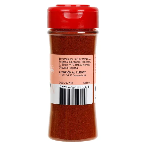 Pimentón dulce Vegecampo de Dia frasco 58 g 2