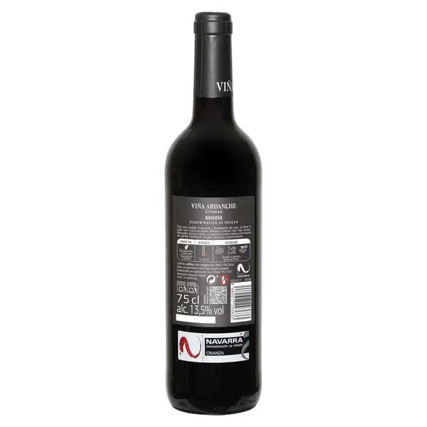 Vino tinto crianza D.O. Navarra Viña Ardanche botella 75 cl 2