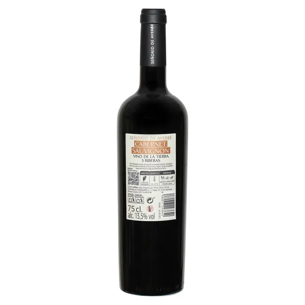 Vino tinto cabernet sauvignon IGP Señorío de Ayerbe botella 75 cl 2