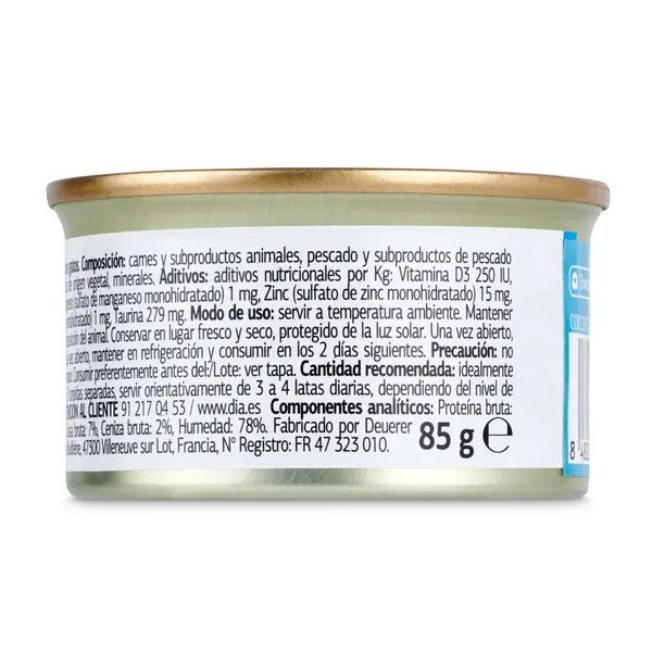 Mousse para gatos con atún Dia Deligato 85 g 4