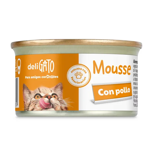 Mousse para gatos con pollo Dia Deligato 85 g 2