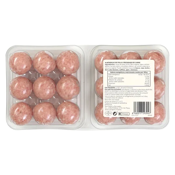Albóndigas de pollo Selección de Dia 420 g 4