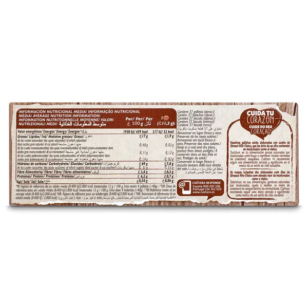 Galletas con chocolate Cuétara Campurrianas 417 g 4