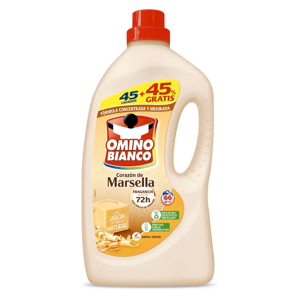 Detergente líquido Marsella Omino bianco 45 lavados 2