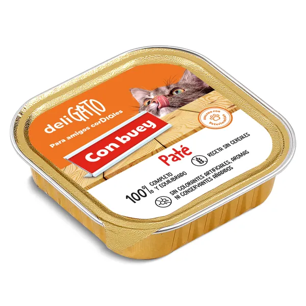 Paté para gato con buey Dia Deligato 100 g 3