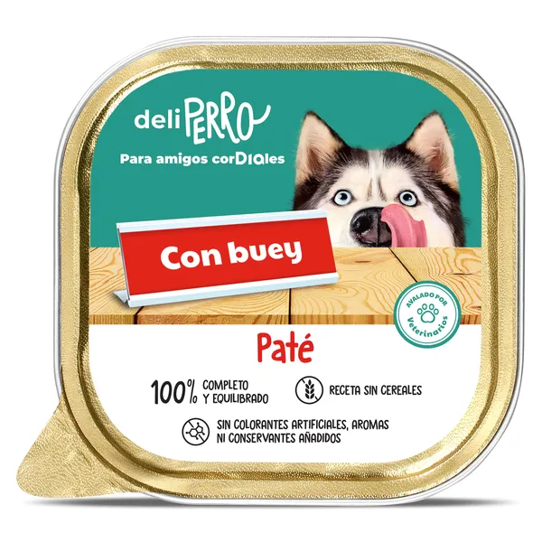 Paté para perro con ternera Dia Deliperro 300 g 2