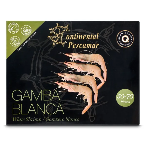Gamba blanca caja 500 g 2