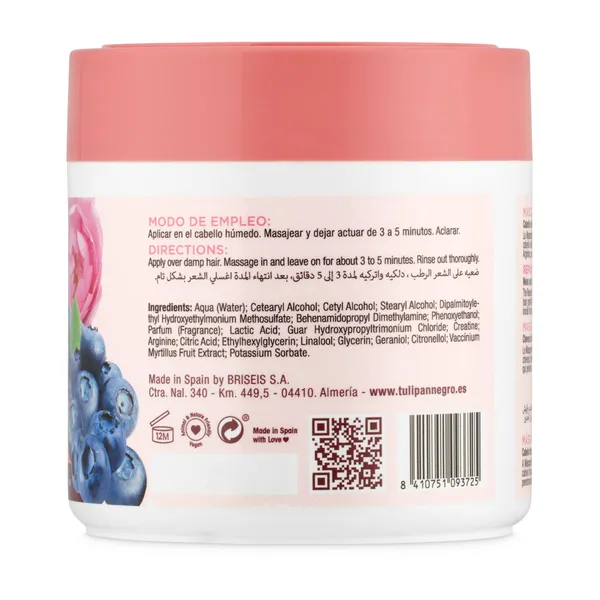 Mascarilla capilar repara y protege Tulipán Negro bote 400 ml 2