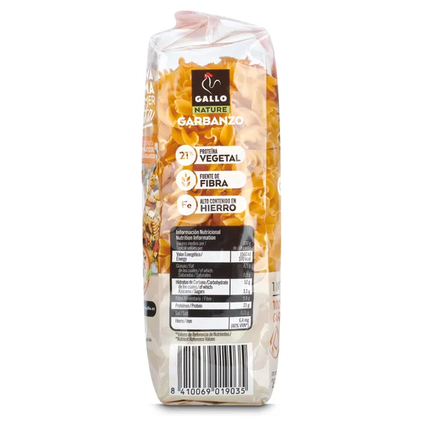 Hélices 100% de garbanzo Gallo 250 g 3
