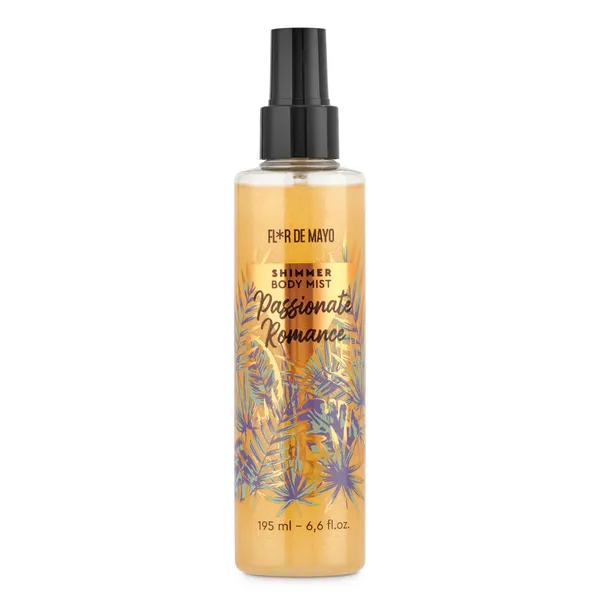 Loción corporal passionate romance shimmer Flor de mayo spray 195 ml