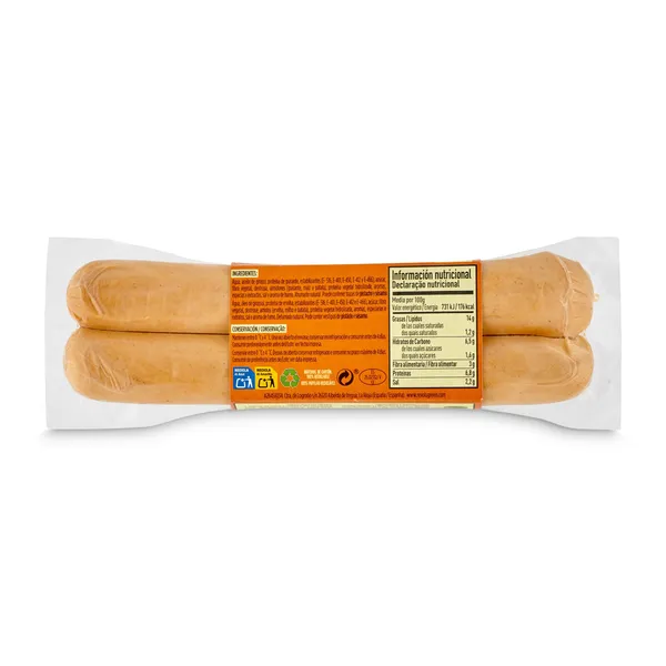 Salchichas veganas Revolu green bolsa 170 g 2